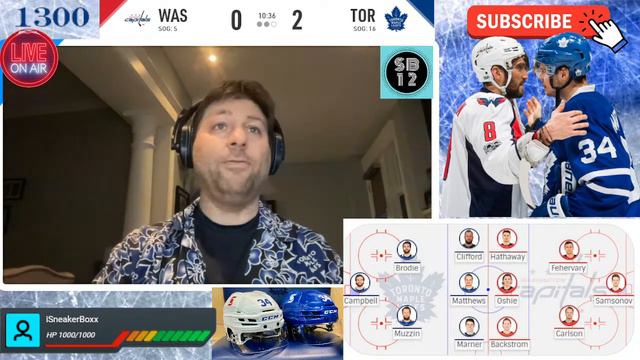 TORONTO MAPLE LEAFS vs. WASHINGTON CAPITALS live NHL Hockey - Play by Play and Chat April 14 2022 смотреть онлайн