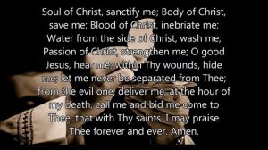 Anima Christi Prayer