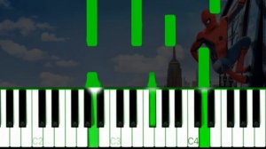 MCU SPIDER-MAN - EASY Piano Tutorial
