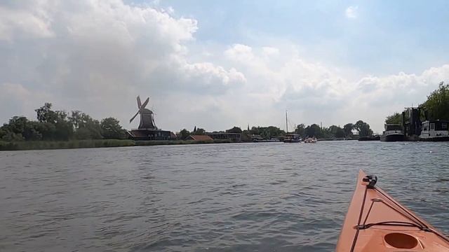 Kayak Goingarijp-Sneek-IJlst (25 km) in Fryslân | HD SlowTV (English) смотреть онлайн