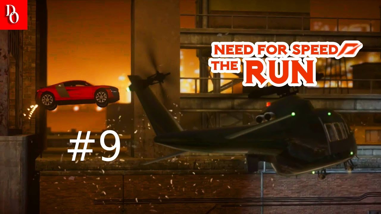 ВЗОРВАЛ ВЕРТОЛЕТ МАФИИ МАШИНОЙ #9 Need for Speed The Run.