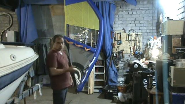 Надувной парус для SUP BOARD или учебный парус для виндсерфа смотреть онлайн