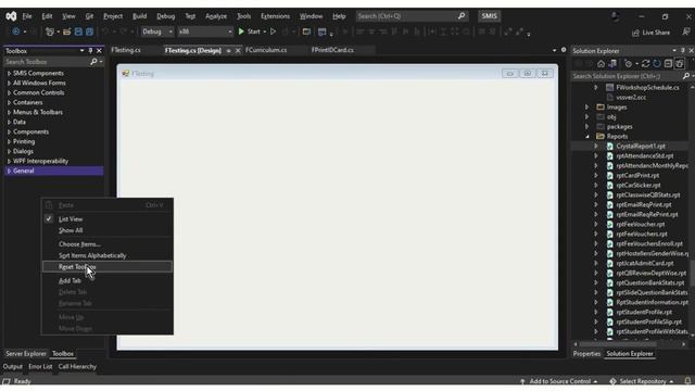 Adding Missing Crystal Report Tools in Visual Studio | Add Crystal Reports Viewer in Visual Studio