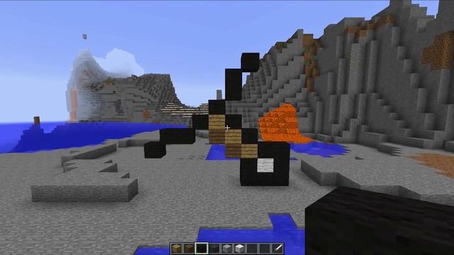 Minecraft - How To Build An Iron Sword Statue! смотреть онлайн