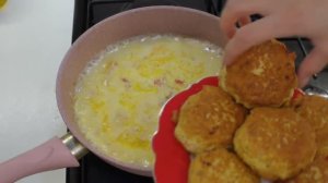 Котлеты с овощной подливкой, сочное мясо, быстрый и легкий вкусный и полезный ужин
