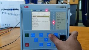 How to reset ABB REF615 / REM615 relay?
