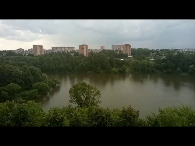Воскресенск после сильной грозы. Красивые пейзажи города.