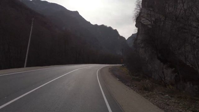 Новая дорога на Кармадон 4К. Осетия - Алания. открытие после ледника 22.11.22