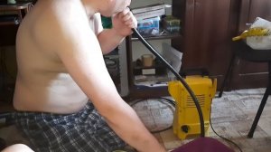 Как заставить кёрхер К2 брать воду из ведра