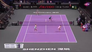 Mertens/Sabalenka vs. Groenefled/Schuurs | 2019 WTA Finals | WTA Highlights
