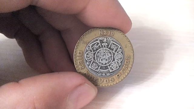 Биметаллические монеты Мексика 10 песо 1993 (280) Регулярная 1992-1995 смотреть онлайн