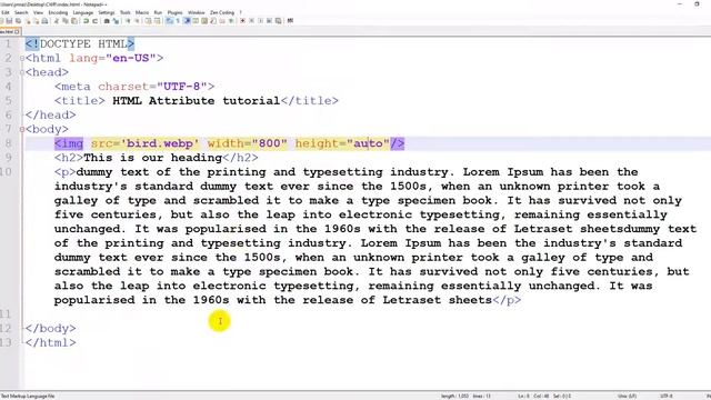HTML src href alt height width- ang charset attributes | HTML Bangla Tutorial Part 06
