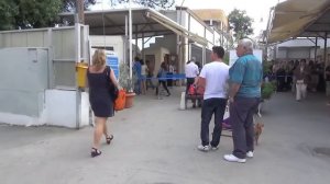 Остров Кипр, город Lefkoza - Nicosia, пограничный переход с северного Кипра на Южный
