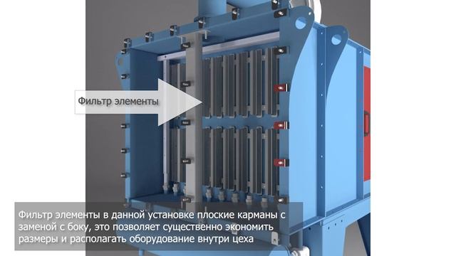 Рукавный фильтр Буран ФРИ МГ / Мобильный фильтр