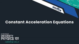 Constant Acceleration Equations