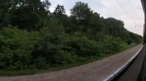 Усть-Лабинская — Краснодар из окна ускоренного электропоезда