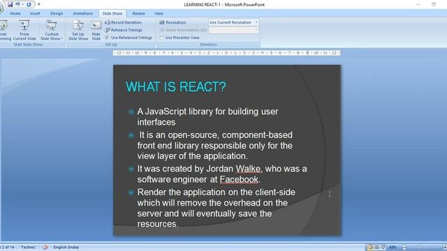 LEARNING REACT