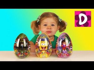 ✿ Черепашки Ниндзя Спанч Боб Даша Путешественница tmnt spongebob dora unboxing surprise egg