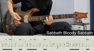 My Top 10 Black Sabbath Guitar Riffs | Guitar Tab Tutorial