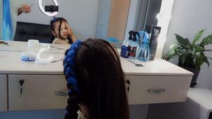 Косы с канекалоном/// прическа с Канекалоном/// Детские прически