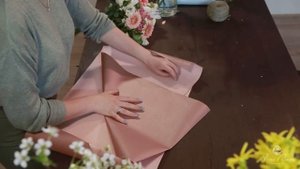 УПАКОВКА БУКЕТА В КРАФТ БУМАГУ ⎪ Мастер-класс