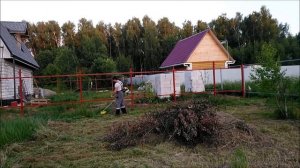 Купили участок в Подмосковье. Заросший участок с чего начать. Первый покос травы на участке