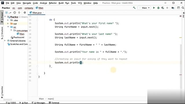Do While Loop Example in Java смотреть онлайн