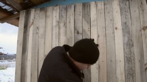Фасад и дверь дровяника своими руками. Ошибка при стройке дровника. Новые Деревенские Romanov TV
