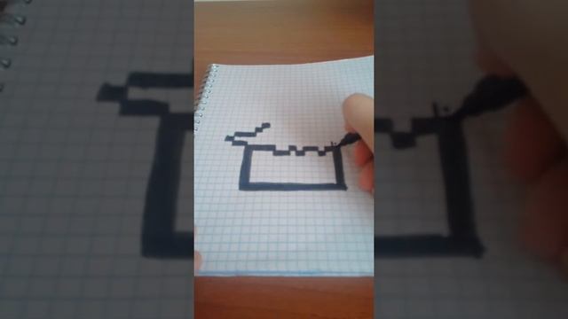 Как нарисовать шоколадку по клеточкам смотреть онлайн