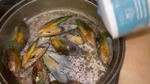 Как приготовить мидии в створках/мидии с чесноком/дегустация мидий/ПП курица с овощами