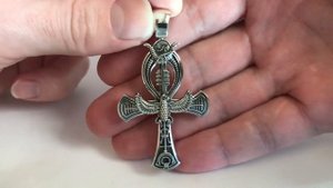 Крест серебряный АНКХ