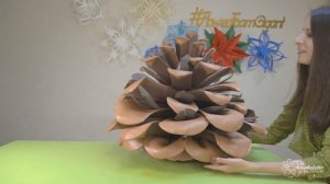 Сосновая шишка из изолона