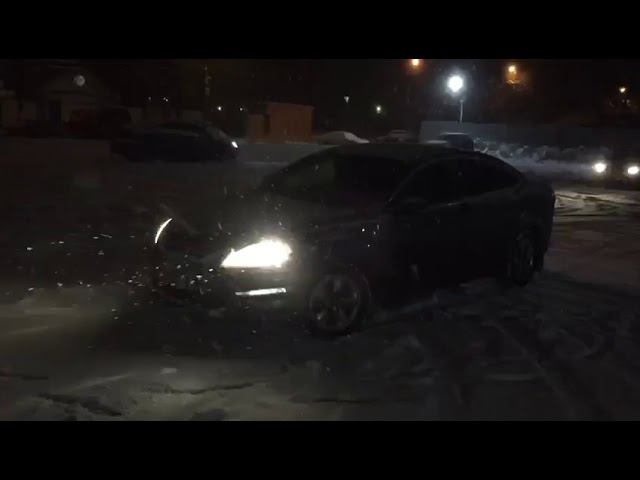 Ford Mondeo 4 drift show, Форд Мондео 4 дрифт снег