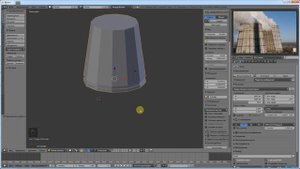 Создание макета градирни в Blender. Подготовка к 3D-печати