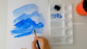 Урок 4.  Воздушная перспектива.