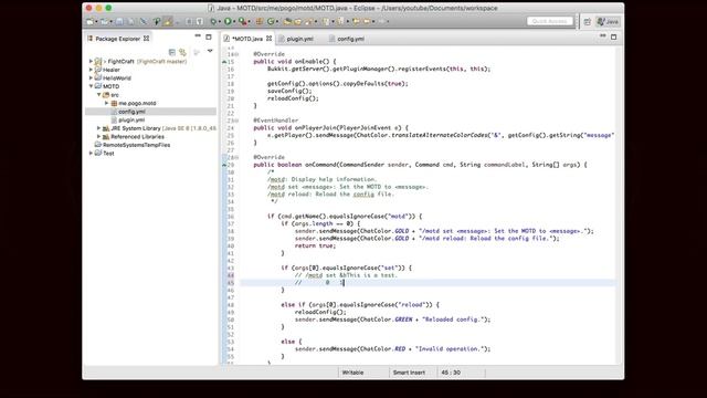 6. Command Arguments – Bukkit Coding Remastered смотреть онлайн