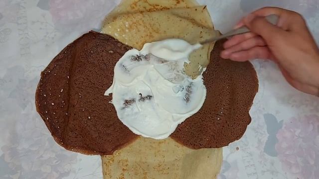 Необыкновенный блинный торт. Қазақша рецепт. смотреть онлайн