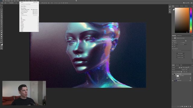 Pixel Sorting Effect in Photoshop смотреть онлайн