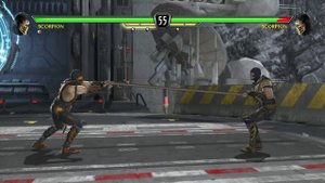 Mortal Kombat vs DC Universe - 2-player gameplay (part 1)