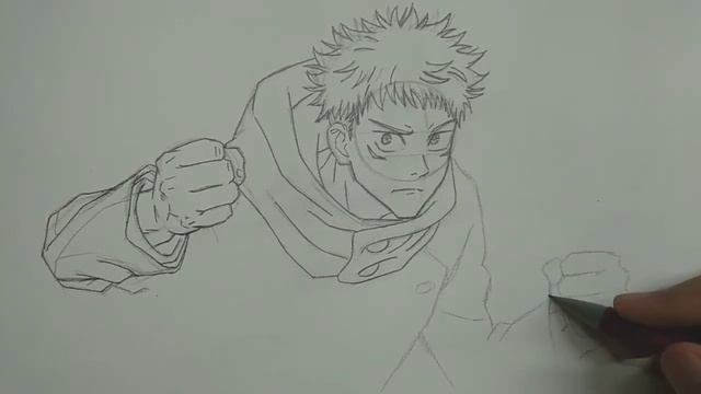 How To Draw Yuji Itadori Easy - Step by Step Tutorial [ Jujutsu Kaisen ] 呪術廻戦 смотреть онлайн