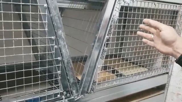 Клетки для кроликов.Клетки из профиля .2021 г. Часть 1