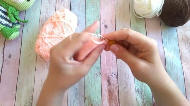 Мармеладный мишка амигуруми, мастер класс вязаная игрушка крючком. 1 часть - голова.
