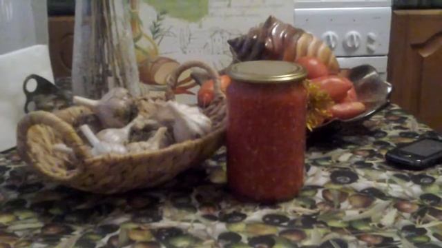 Приготовление хреновой закуски, огонек