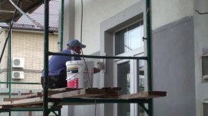 Как нанести силикатно-силиконовую декоративную штукатурку Ceresit CT174