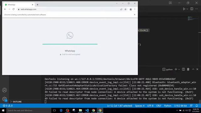 Automate WhatsApp message | Automate WhatsApp with Selenium