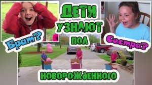КТО ЖЕ БУДЕТ: БРАТ ИЛИ СЕСТРА? ДЕТИ УЗНАЮТ ПОЛ БУДУЩЕГО РЕБЕНКА
