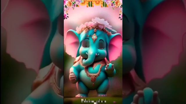 Ganesh ji #ganesh #ganpatibappamorya #youtubeshortsfeatures #mangal #love #hanuman #hindugod #cute