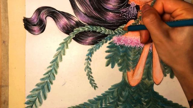 Draw 🎨 Illustration: Mimosa Girl, Touch Me Not 🌿 IN FRONT OF 𝙈𝙞 смотреть онлайн