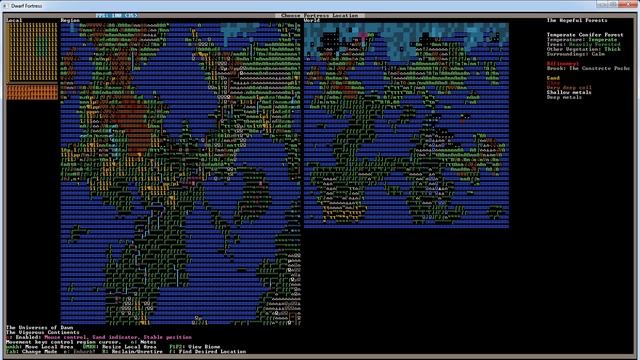 Dwarf Fortress. Часть 1: создание мира и подготовка к экспедиции. смотреть онлайн