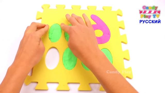 Учим счет от 1 до 4 с Play Doh Для Детей Учим геометрические фигуры Учим цифры 1 10 Play Doh смотреть онлайн